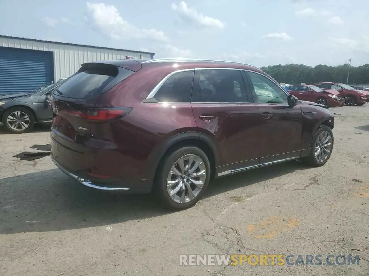 3 Photograph of a damaged car JM3KKEHD6R1100528 MAZDA CX-90 2024