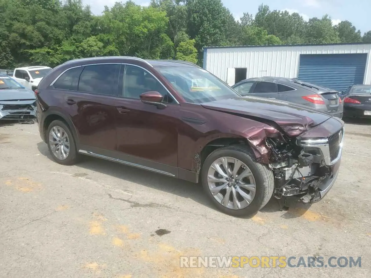 4 Photograph of a damaged car JM3KKEHD6R1100528 MAZDA CX-90 2024