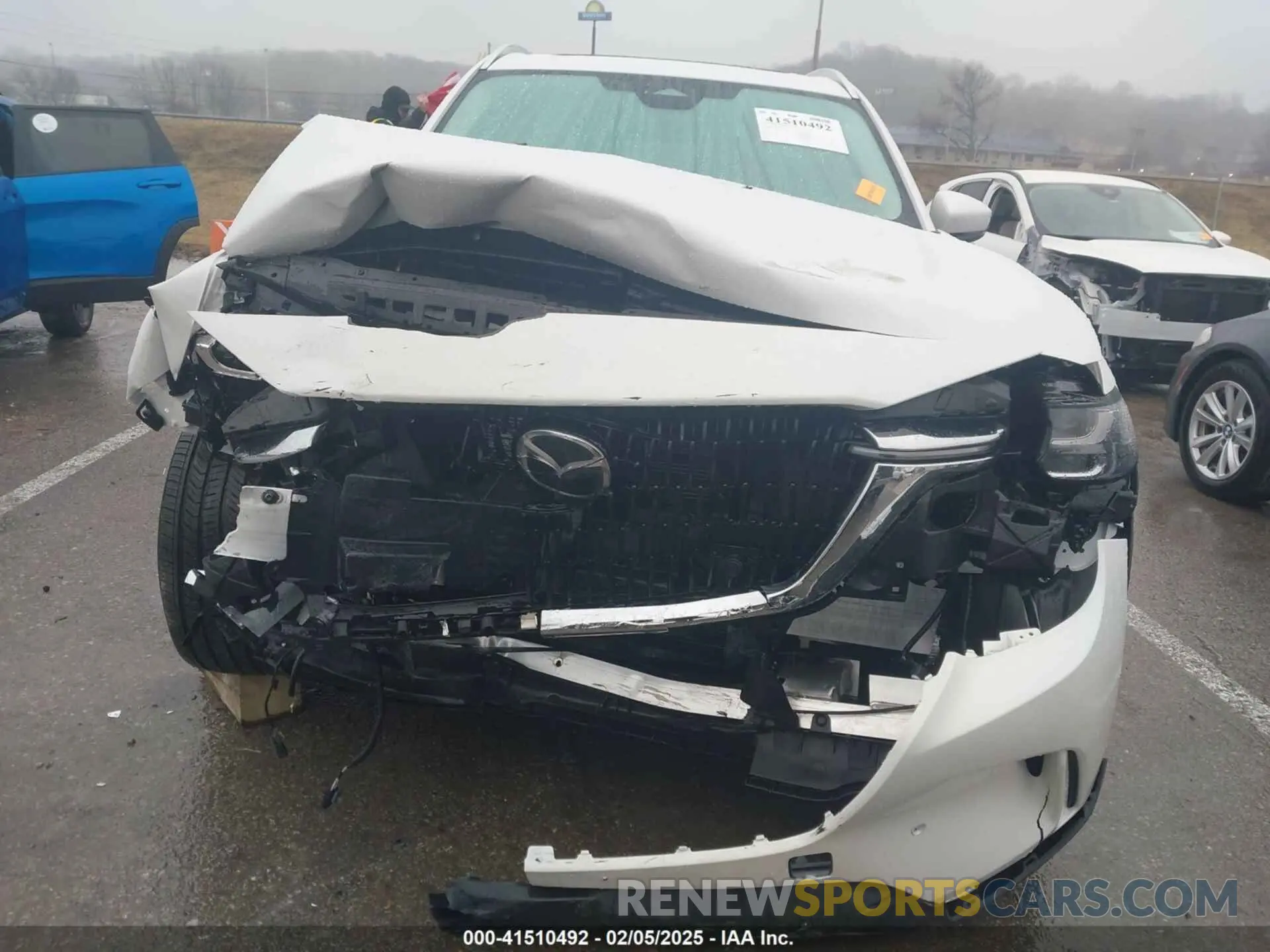 12 Фотография поврежденного автомобиля JM3KKBHD1S1191311 MAZDA CX-90 2025