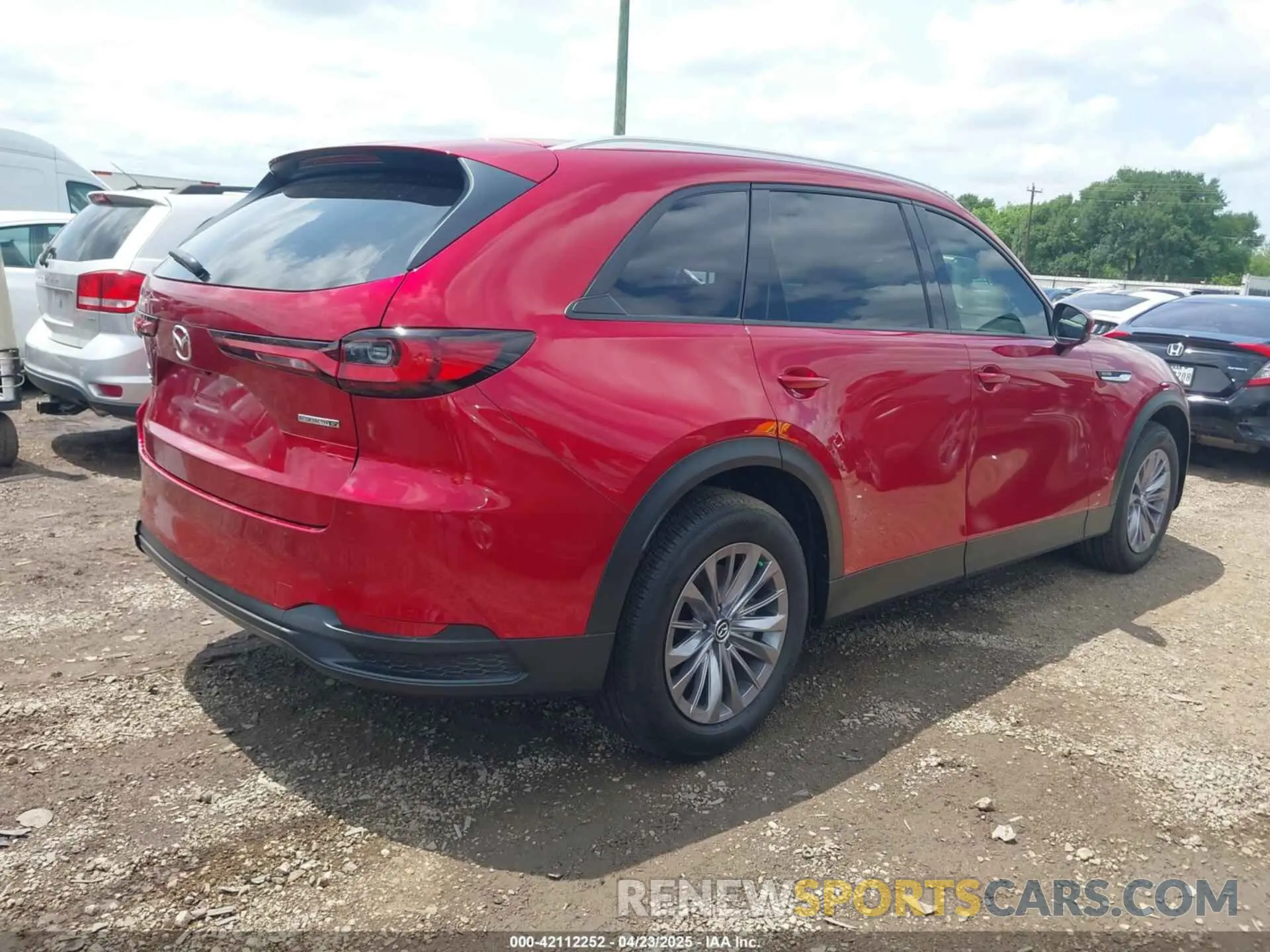 4 Фотография поврежденного автомобиля JM3KKBHD3S1211509 MAZDA CX-90 2025
