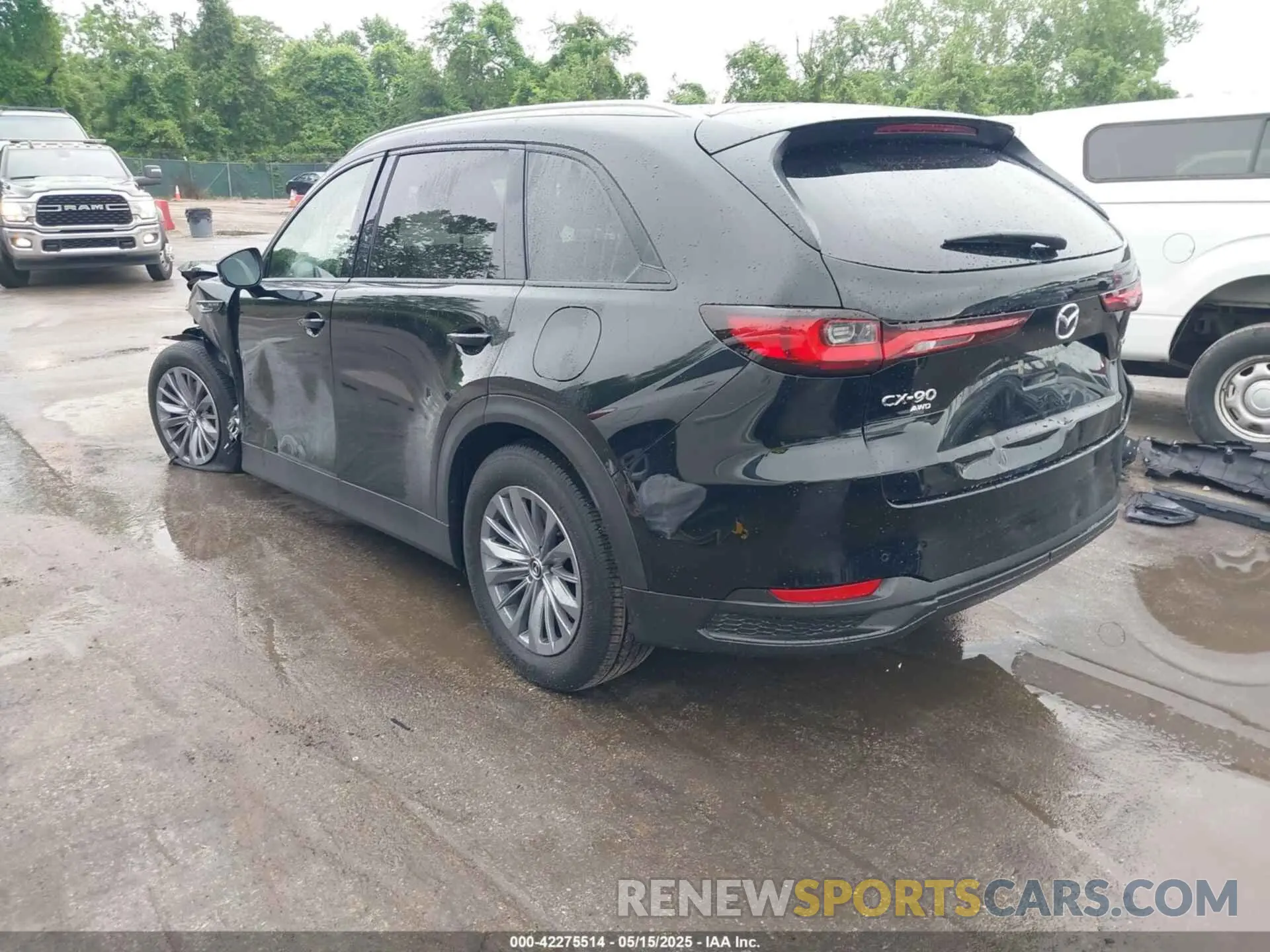 3 Photograph of a damaged car JM3KKBHD8S1215264 MAZDA CX-90 2025