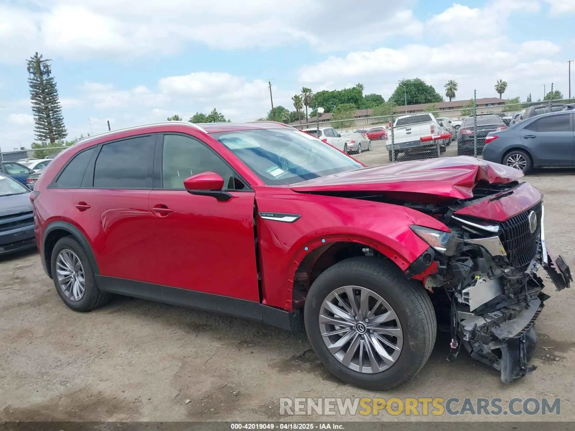 14 Photograph of a damaged car JM3KKBHD9S1208744 MAZDA CX-90 2025