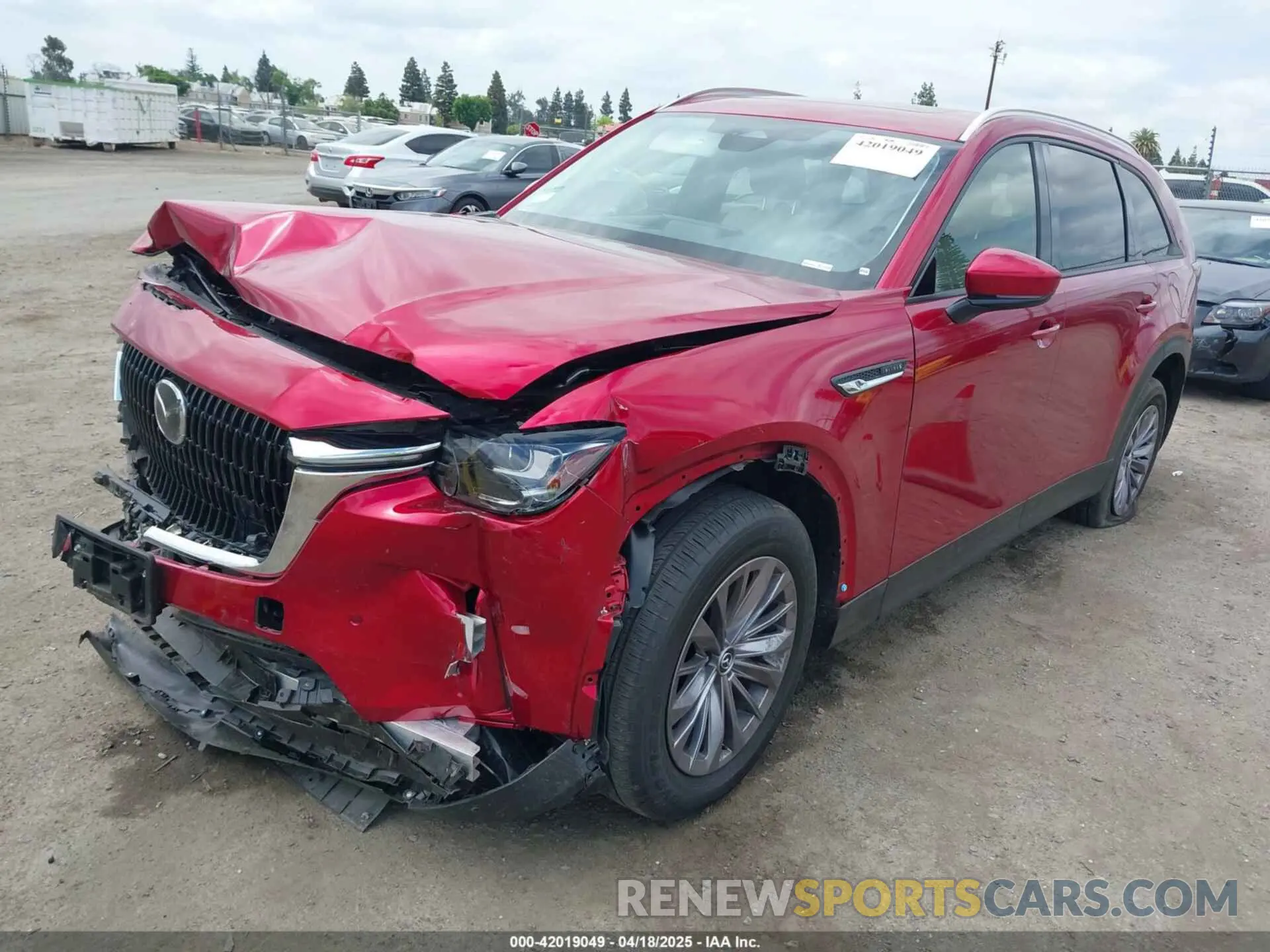 2 Photograph of a damaged car JM3KKBHD9S1208744 MAZDA CX-90 2025