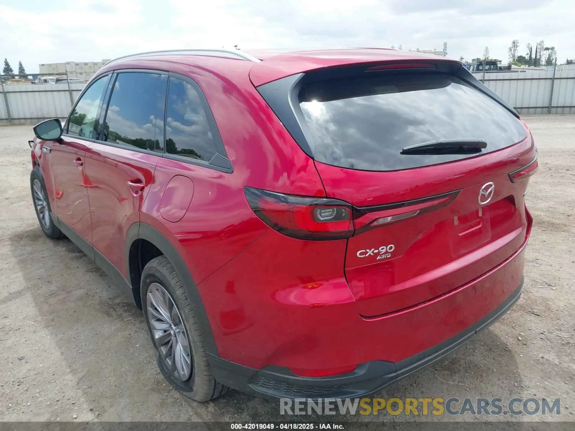 3 Photograph of a damaged car JM3KKBHD9S1208744 MAZDA CX-90 2025