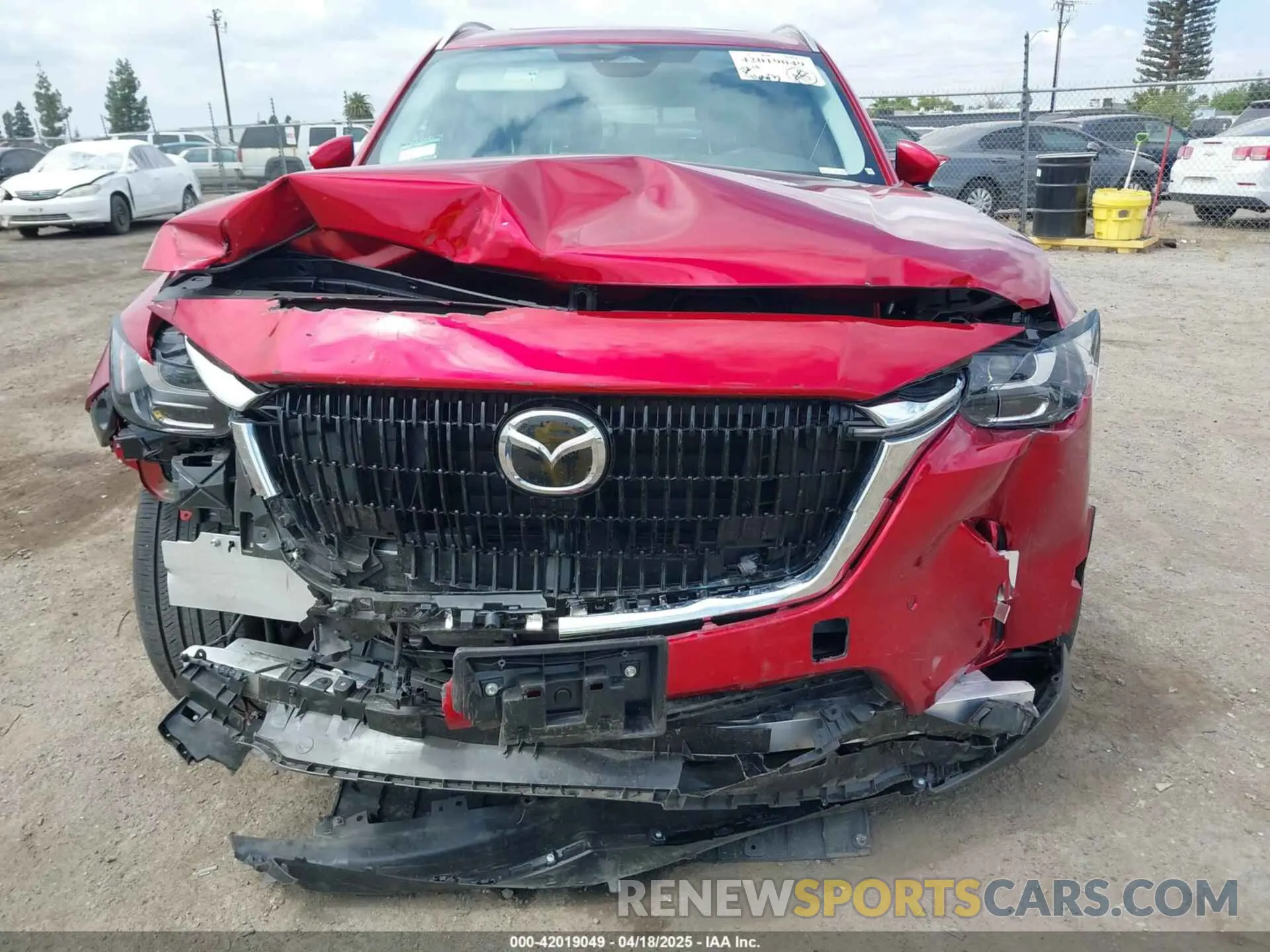 6 Photograph of a damaged car JM3KKBHD9S1208744 MAZDA CX-90 2025