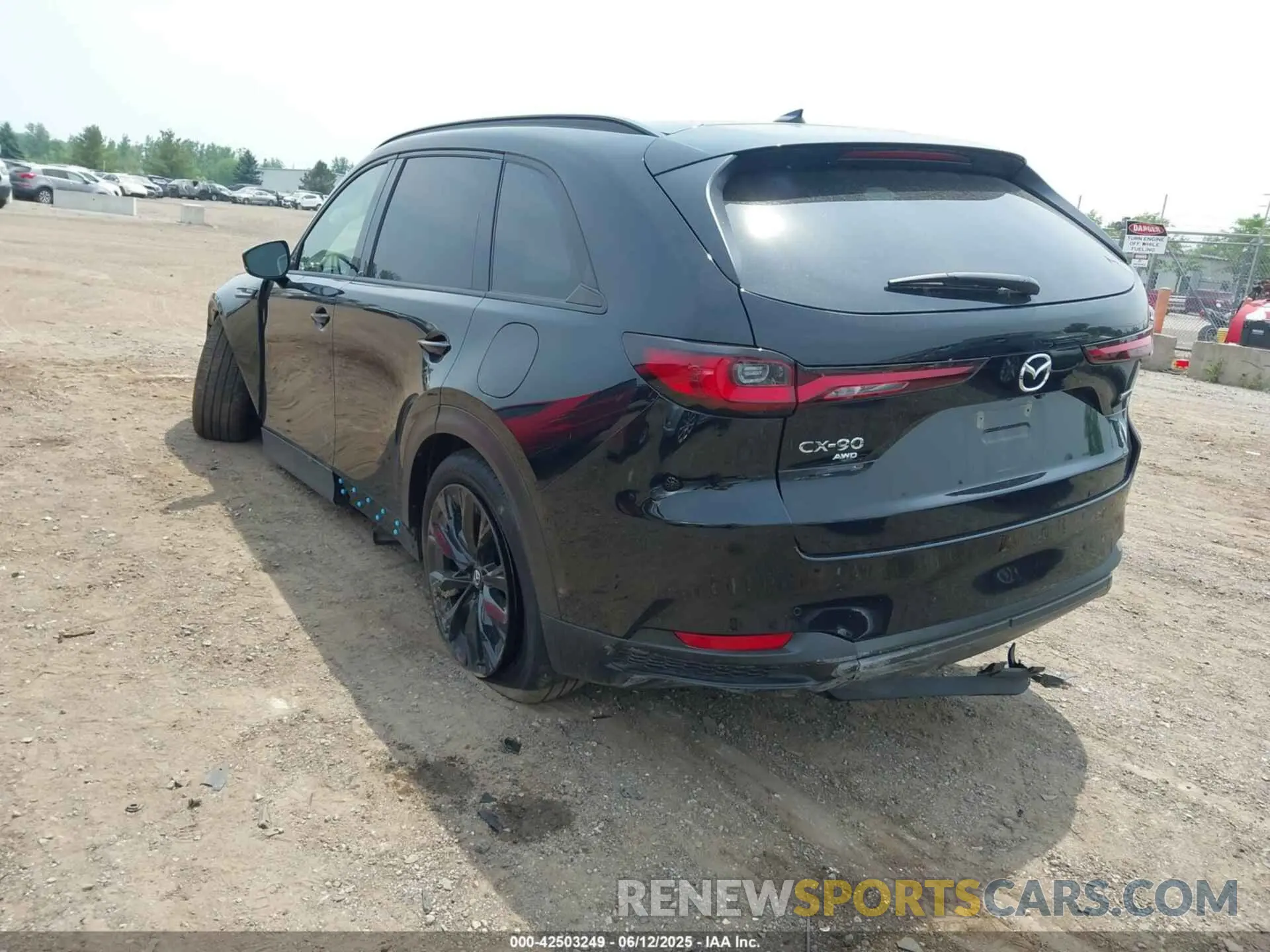 3 Photograph of a damaged car JM3KKCHDXS1230712 MAZDA CX-90 2025