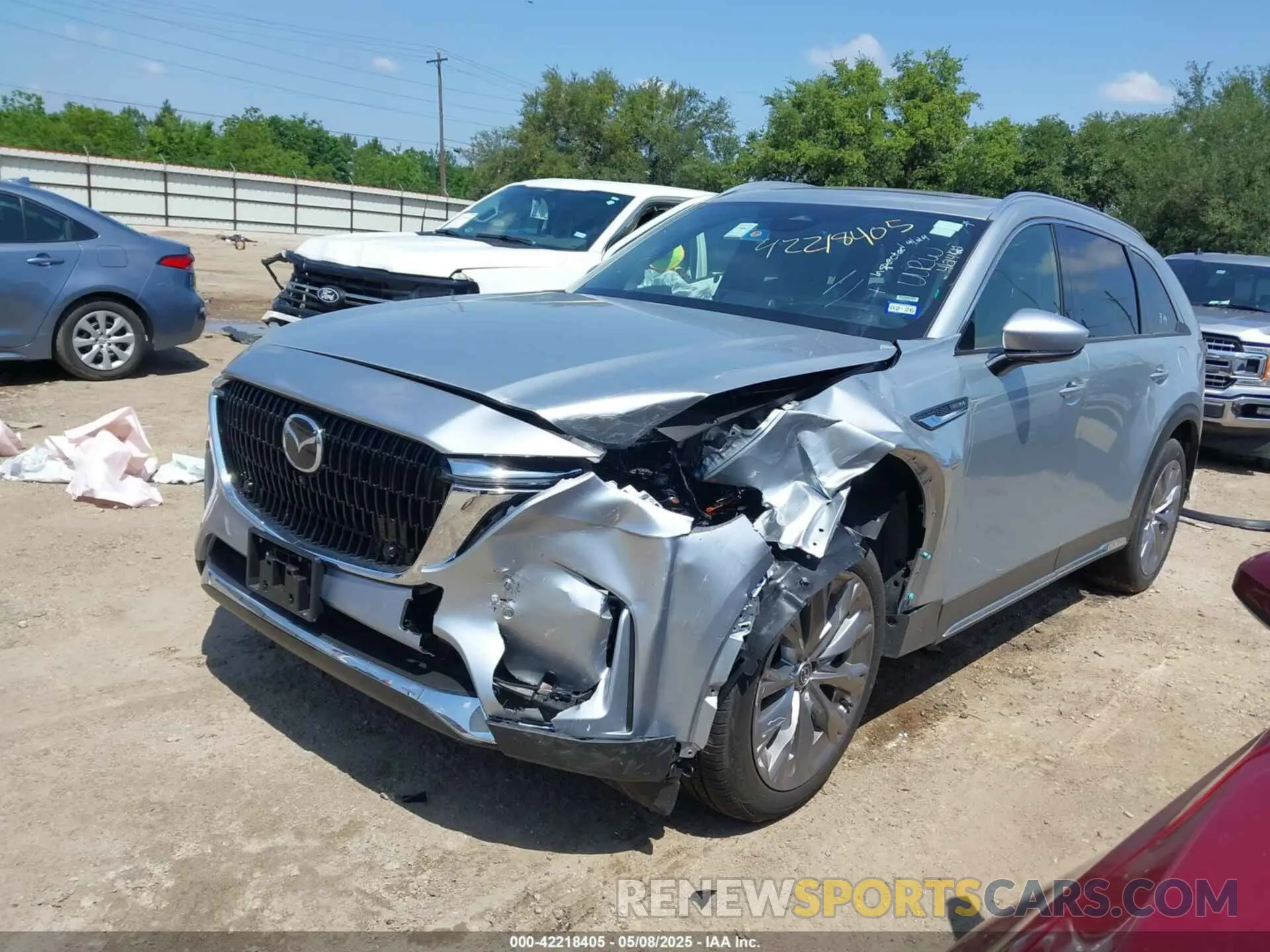 2 Фотография поврежденного автомобиля JM3KKEHD1S1228777 MAZDA CX-90 2025