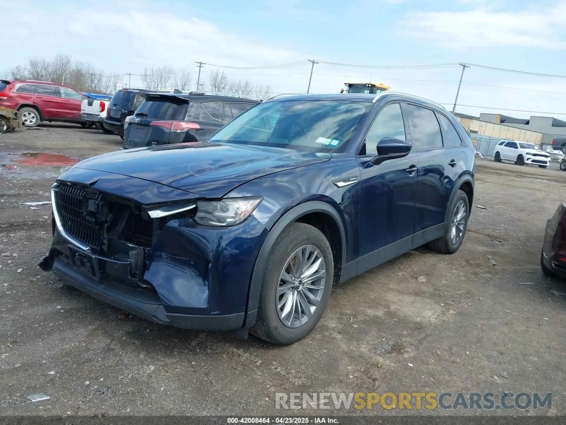 2 Фотография поврежденного автомобиля JM3KKBHA5R1158229 MAZDA CX-90 PHEV 2024