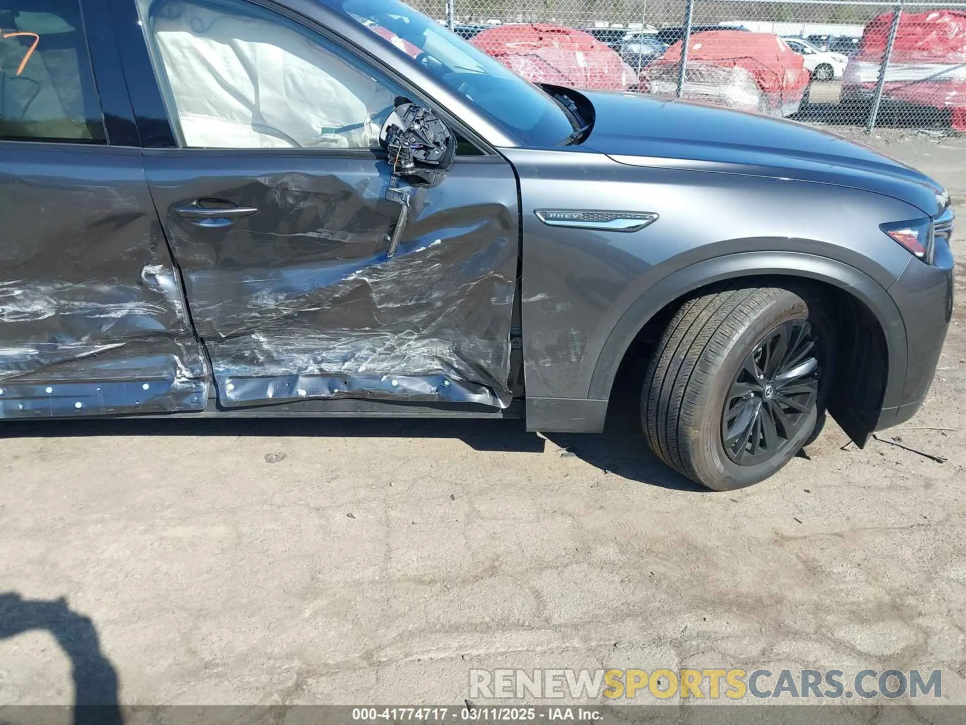 6 Фотография поврежденного автомобиля JM3KKBHA8R1180077 MAZDA CX-90 PHEV 2024
