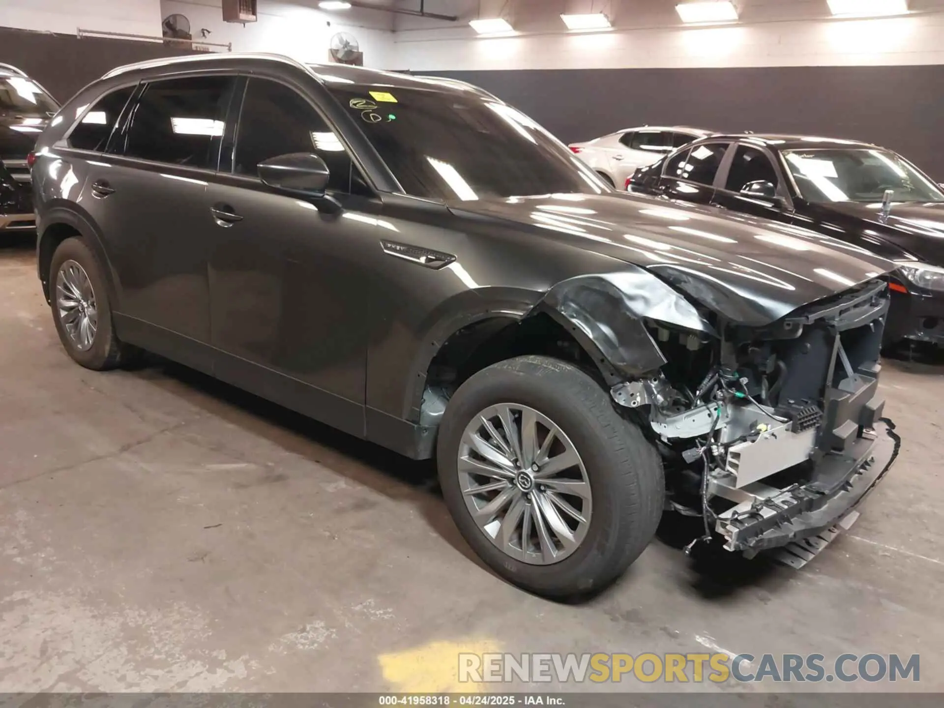 1 Photograph of a damaged car JM3KKBHAXR1161160 MAZDA CX-90 PHEV 2024
