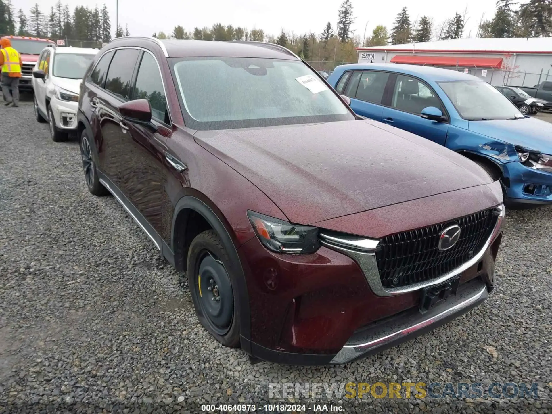 1 Photograph of a damaged car JM3KKDHA0R1137543 MAZDA CX-90 PHEV 2024