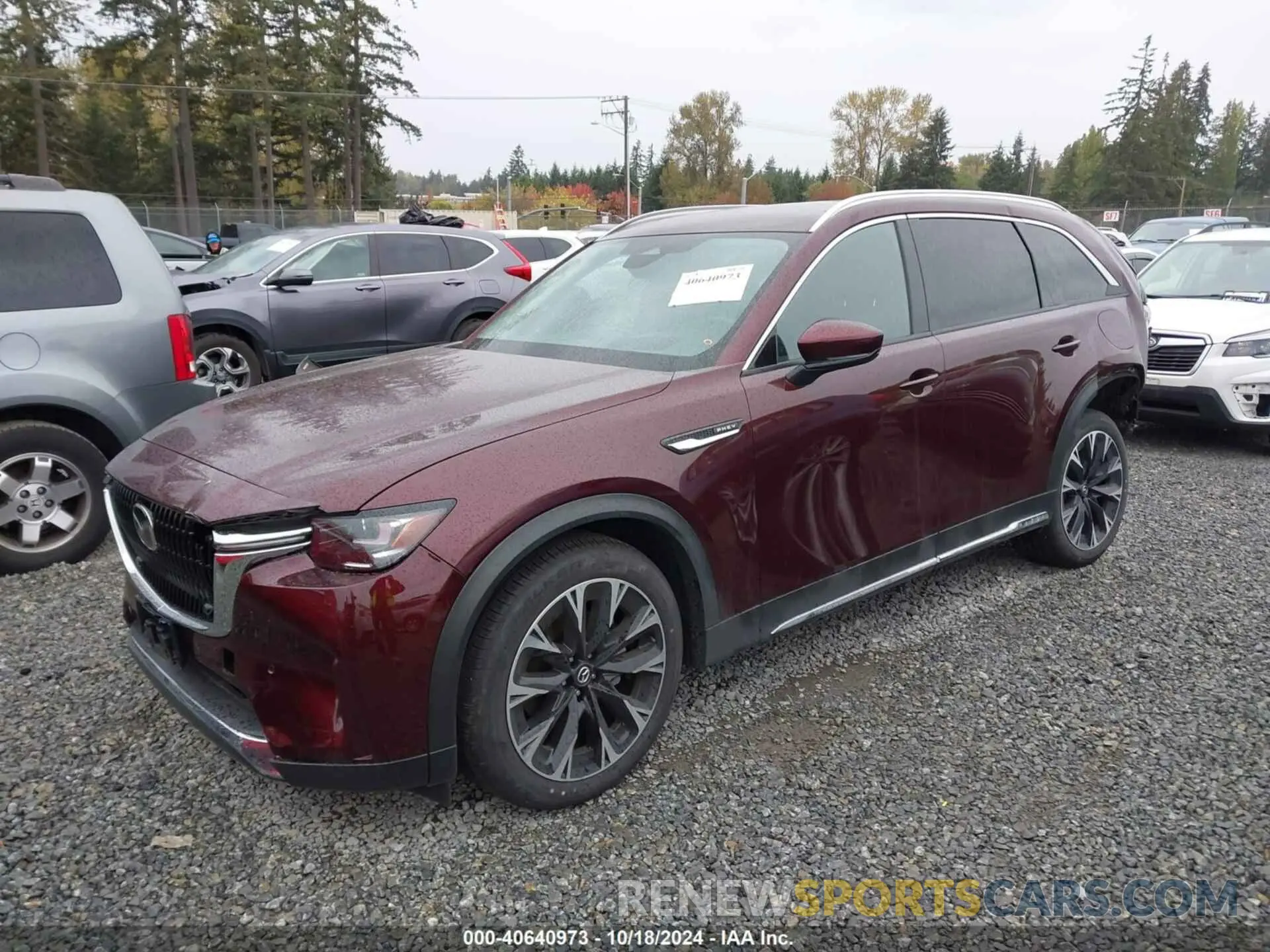 2 Photograph of a damaged car JM3KKDHA0R1137543 MAZDA CX-90 PHEV 2024