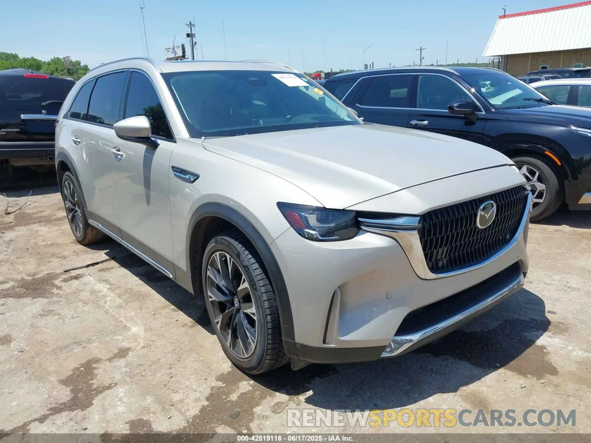 1 Photograph of a damaged car JM3KKDHAXR1102735 MAZDA CX-90 PHEV 2024
