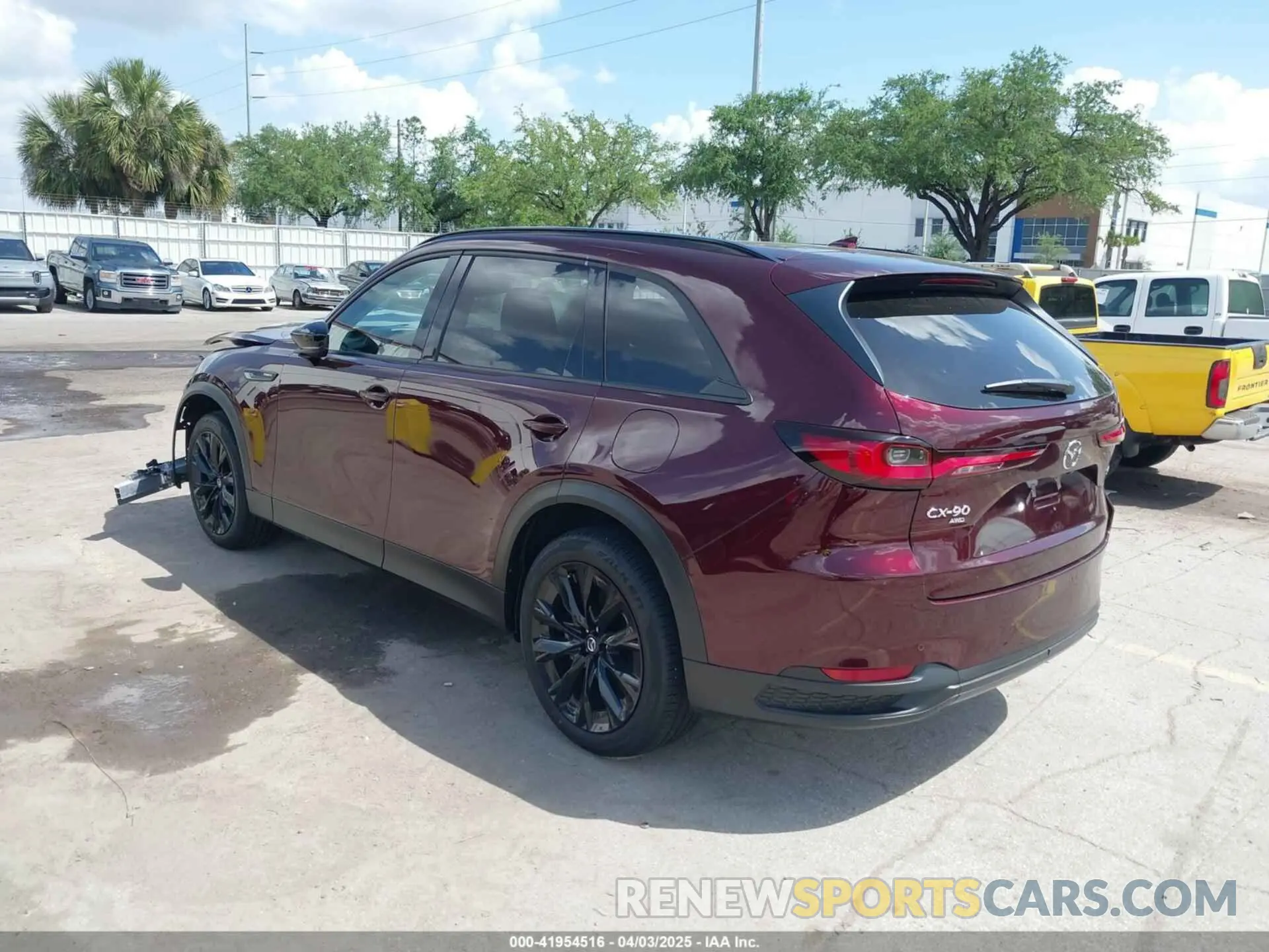 3 Photograph of a damaged car JM3KKCHA8S1201473 MAZDA CX-90 PHEV 2025