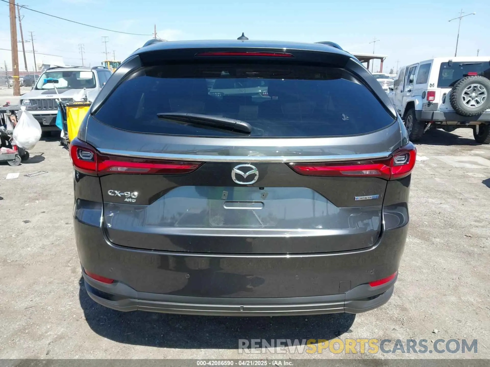16 Фотография поврежденного автомобиля JM3KKCHAXS1206996 MAZDA CX-90 PHEV 2025
