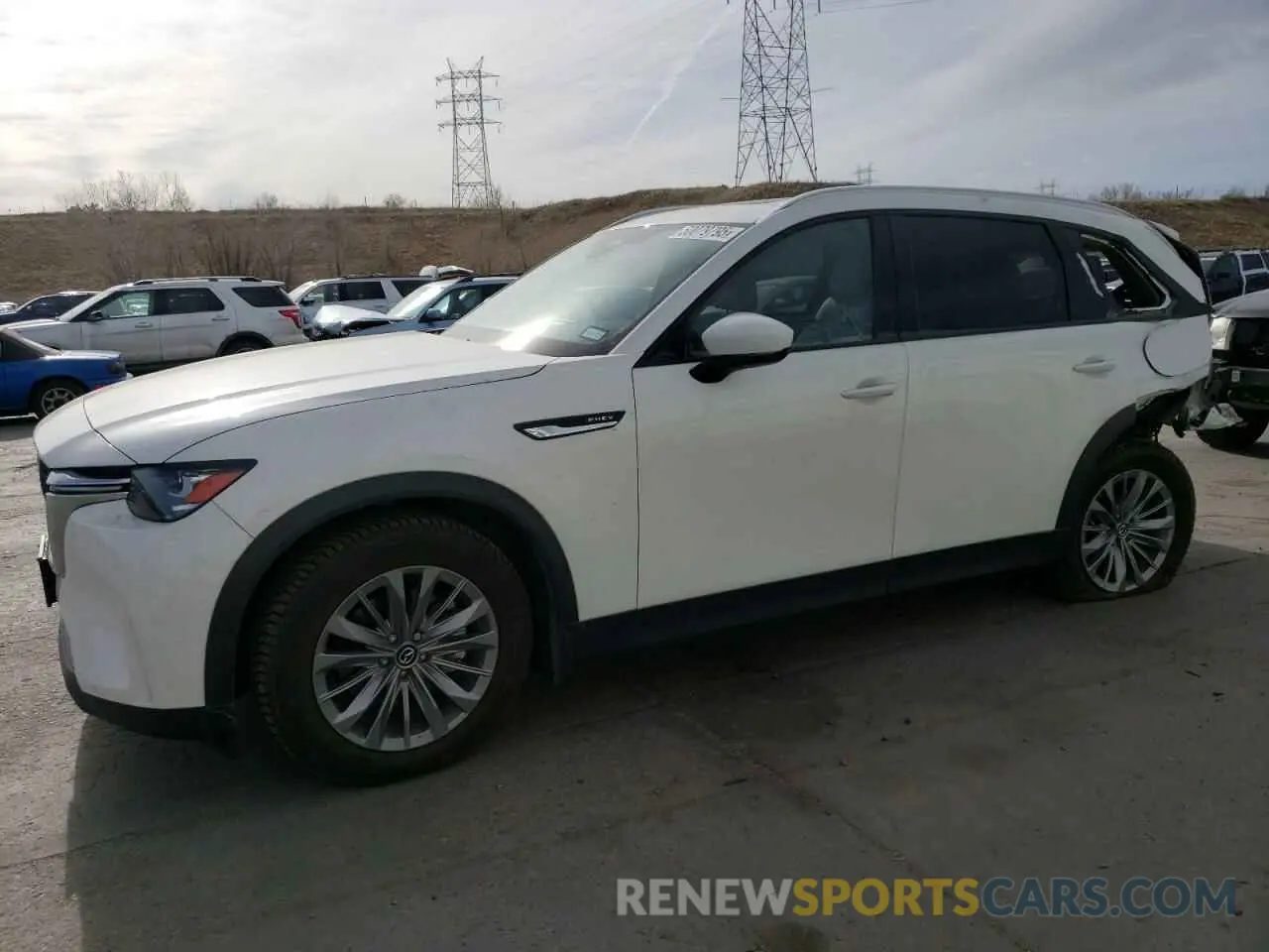 1 Photograph of a damaged car JM3KKBHA4R1135850 MAZDA CX-90 PREF 2024