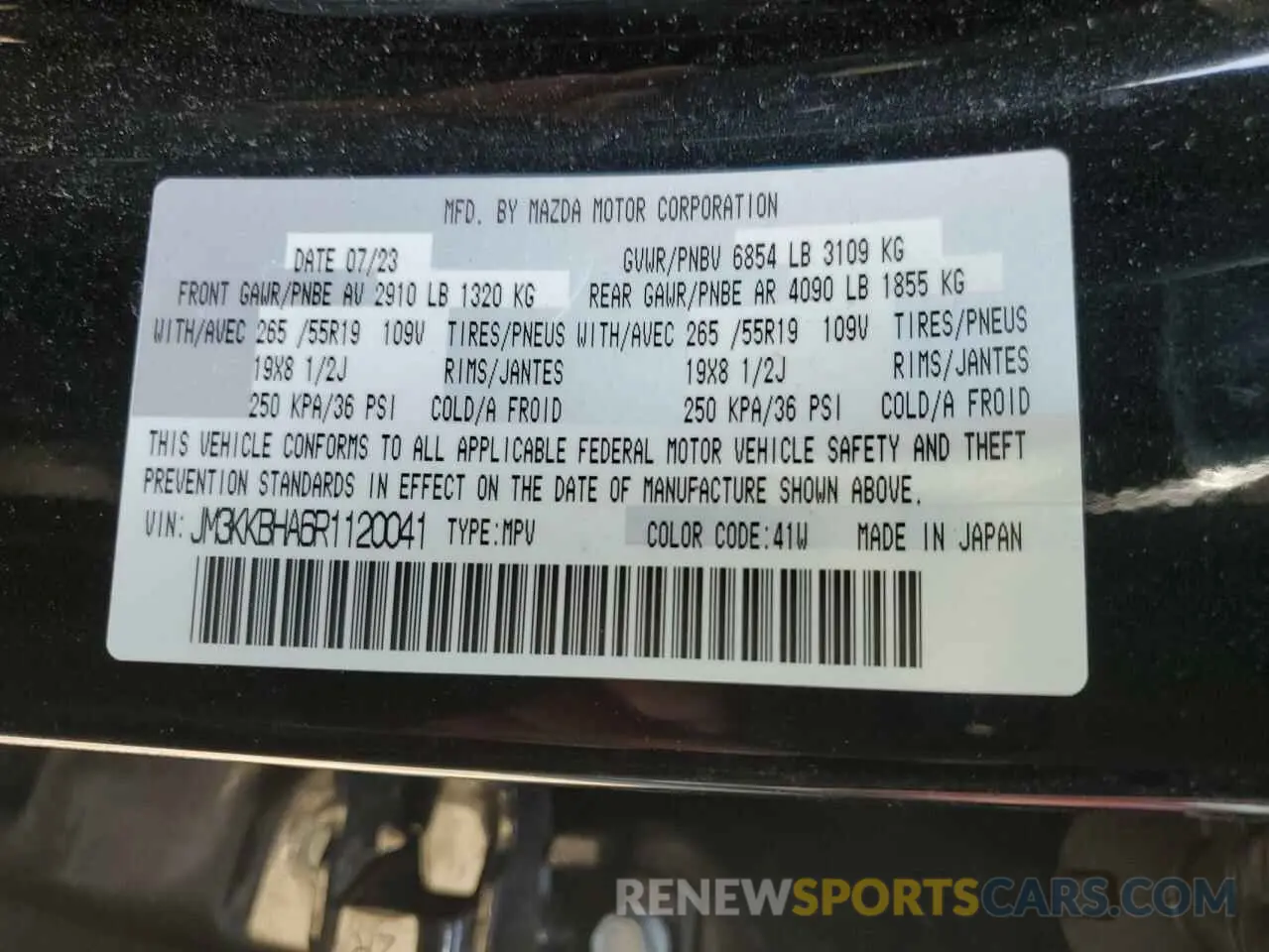 13 Фотография поврежденного автомобиля JM3KKBHA6R1120041 MAZDA CX-90 PREF 2024