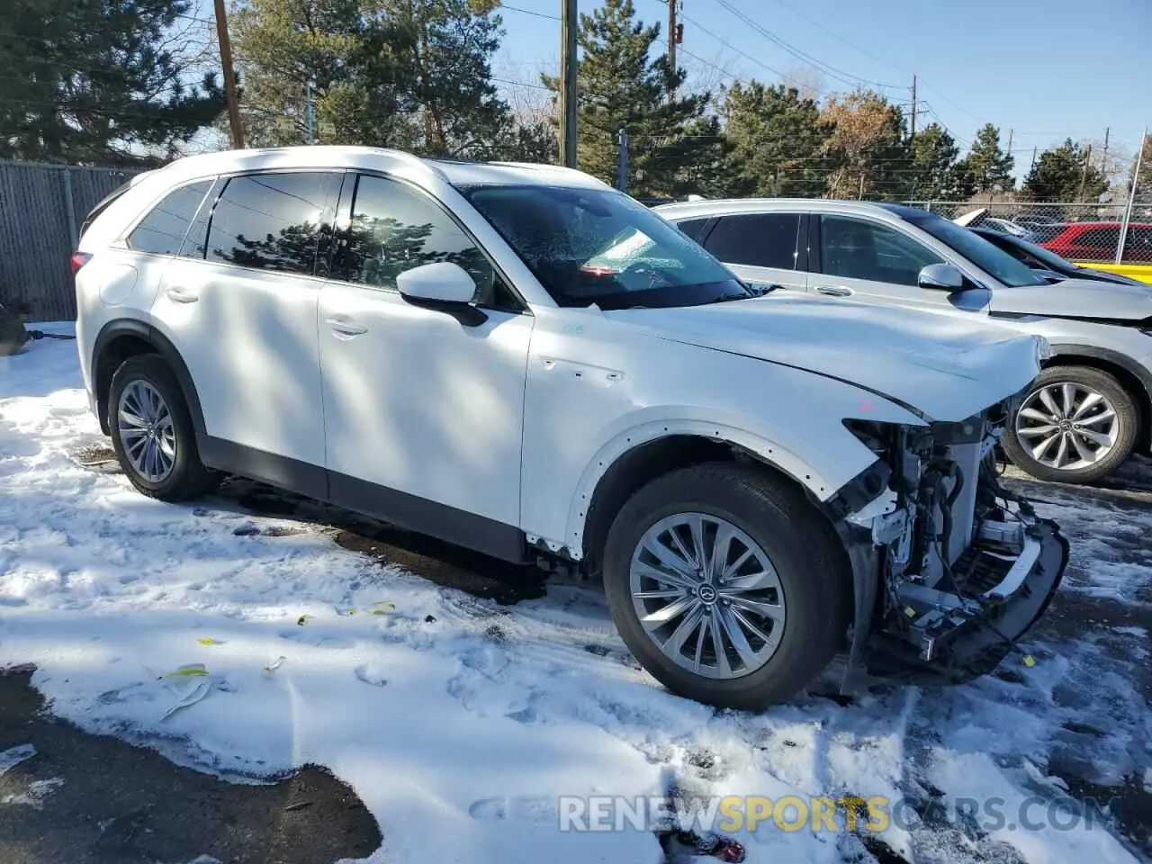 4 Фотография поврежденного автомобиля JM3KKBHA9R1159853 MAZDA CX-90 PREF 2024
