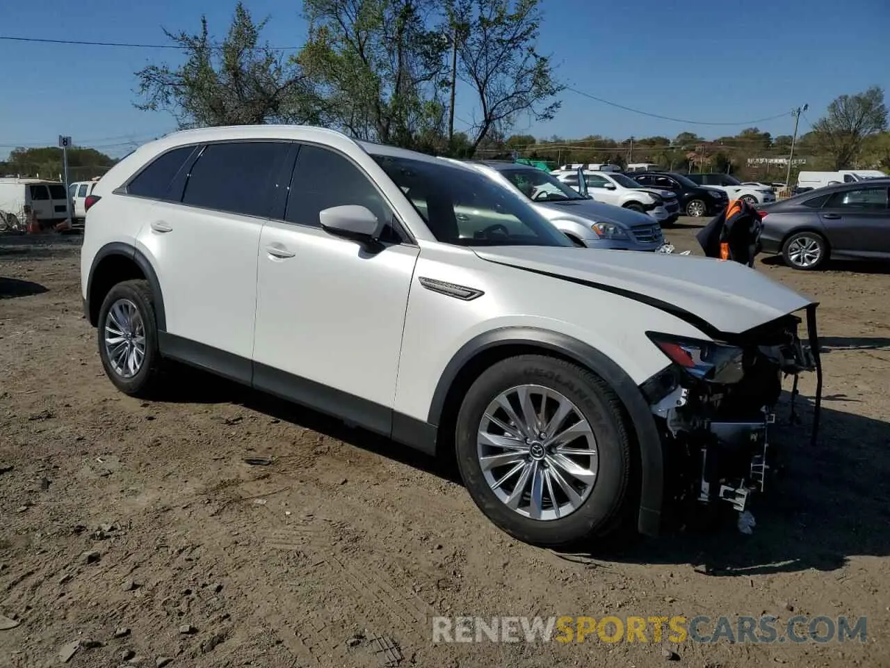 4 Фотография поврежденного автомобиля JM3KKCHD1R1150001 MAZDA CX-90 PREF 2024