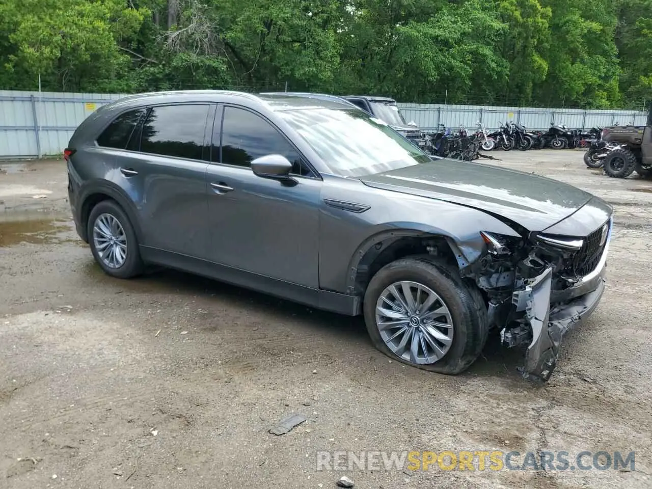 4 Photograph of a damaged car JM3KKCHD5R1110410 MAZDA CX-90 PREF 2024