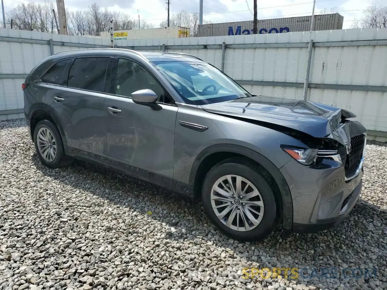 4 Фотография поврежденного автомобиля JM3KKCHD5R1153256 MAZDA CX-90 PREF 2024
