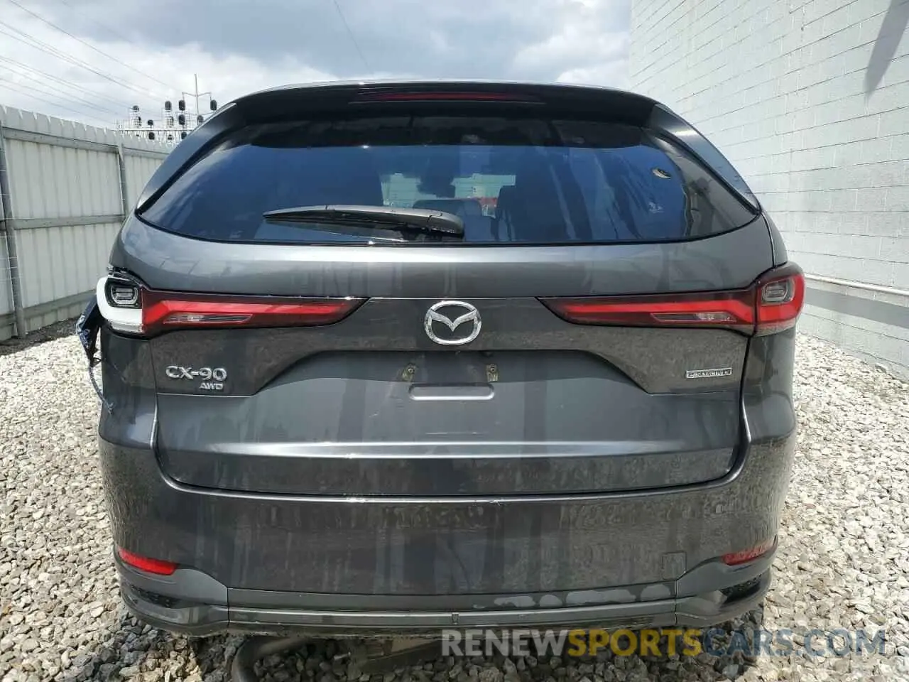 6 Фотография поврежденного автомобиля JM3KKCHD5R1153256 MAZDA CX-90 PREF 2024