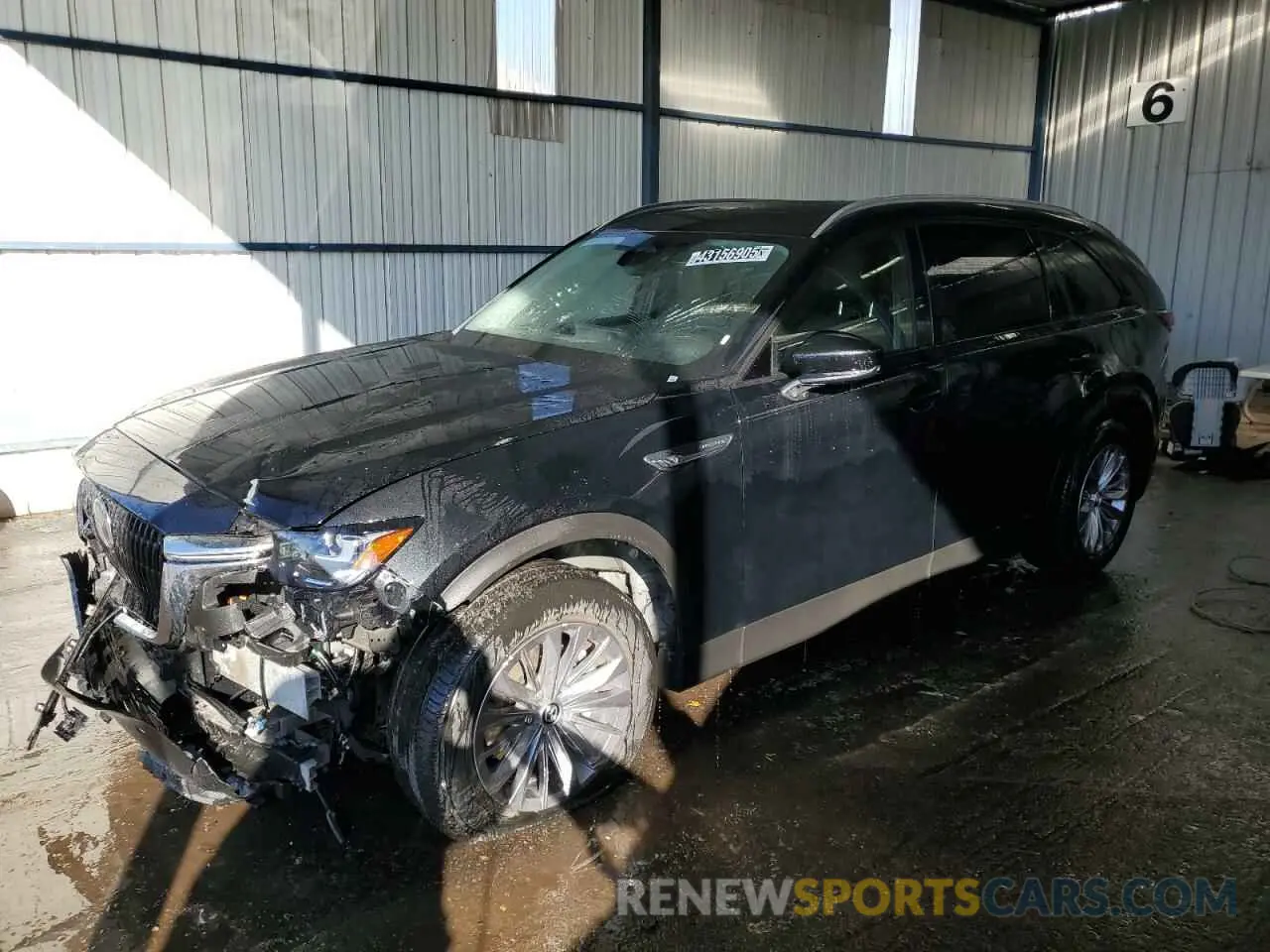 1 Photograph of a damaged car JM3KKBHD4S1214726 MAZDA CX-90 PREF 2025