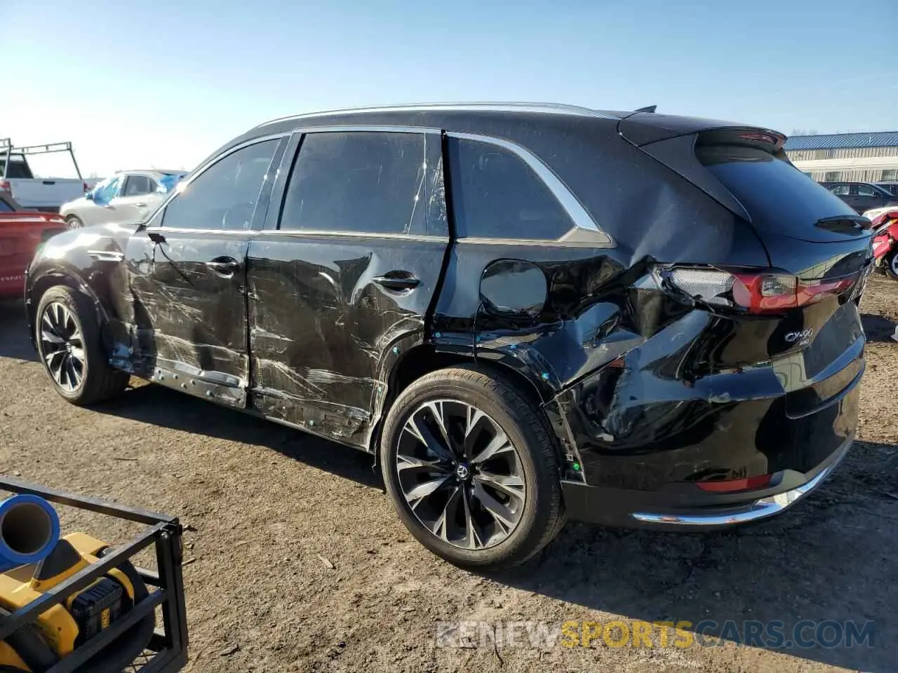 2 Фотография поврежденного автомобиля JM3KKDHA3R1155356 MAZDA CX-90 PREM 2024