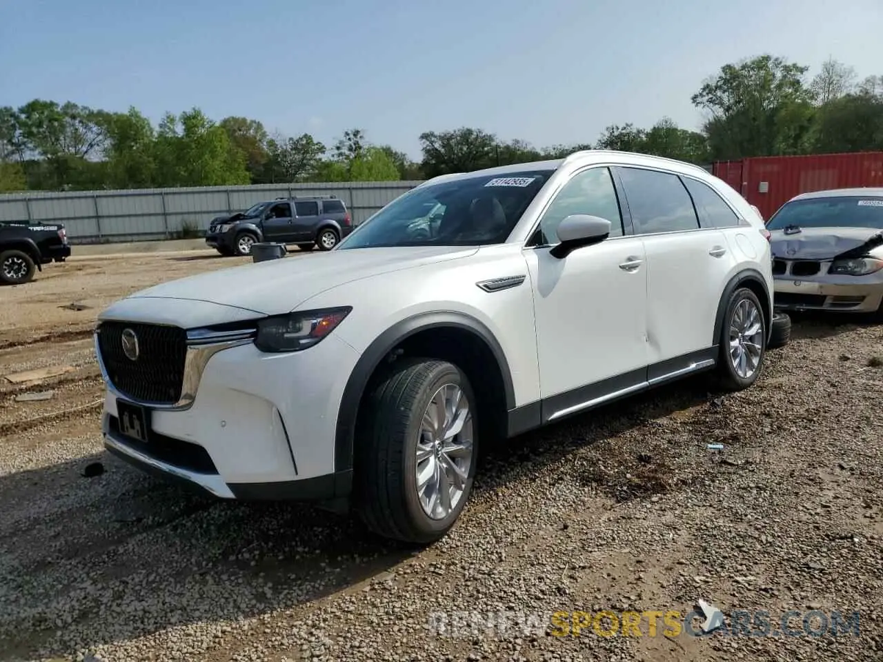1 Фотография поврежденного автомобиля JM3KKDHD0R1166664 MAZDA CX-90 PREM 2024