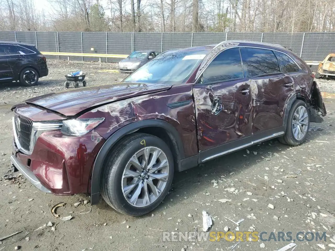 1 Фотография поврежденного автомобиля JM3KKDHD0R1188261 MAZDA CX-90 PREM 2024