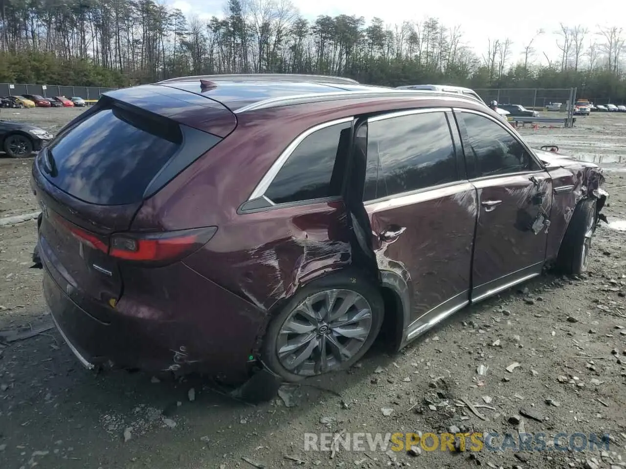 3 Фотография поврежденного автомобиля JM3KKDHD0R1188261 MAZDA CX-90 PREM 2024