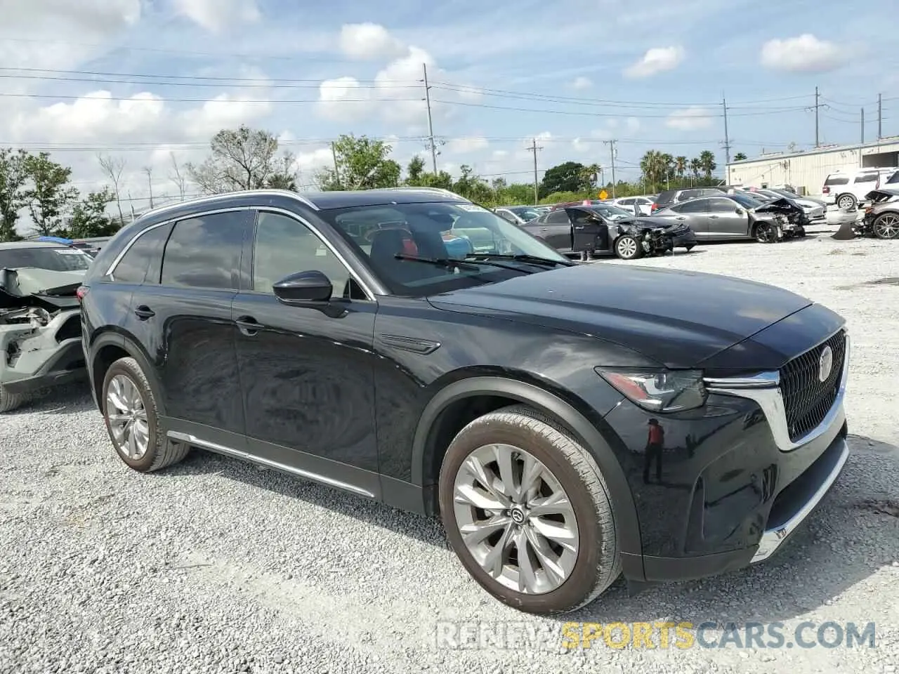4 Фотография поврежденного автомобиля JM3KKDHD1R1134385 MAZDA CX-90 PREM 2024