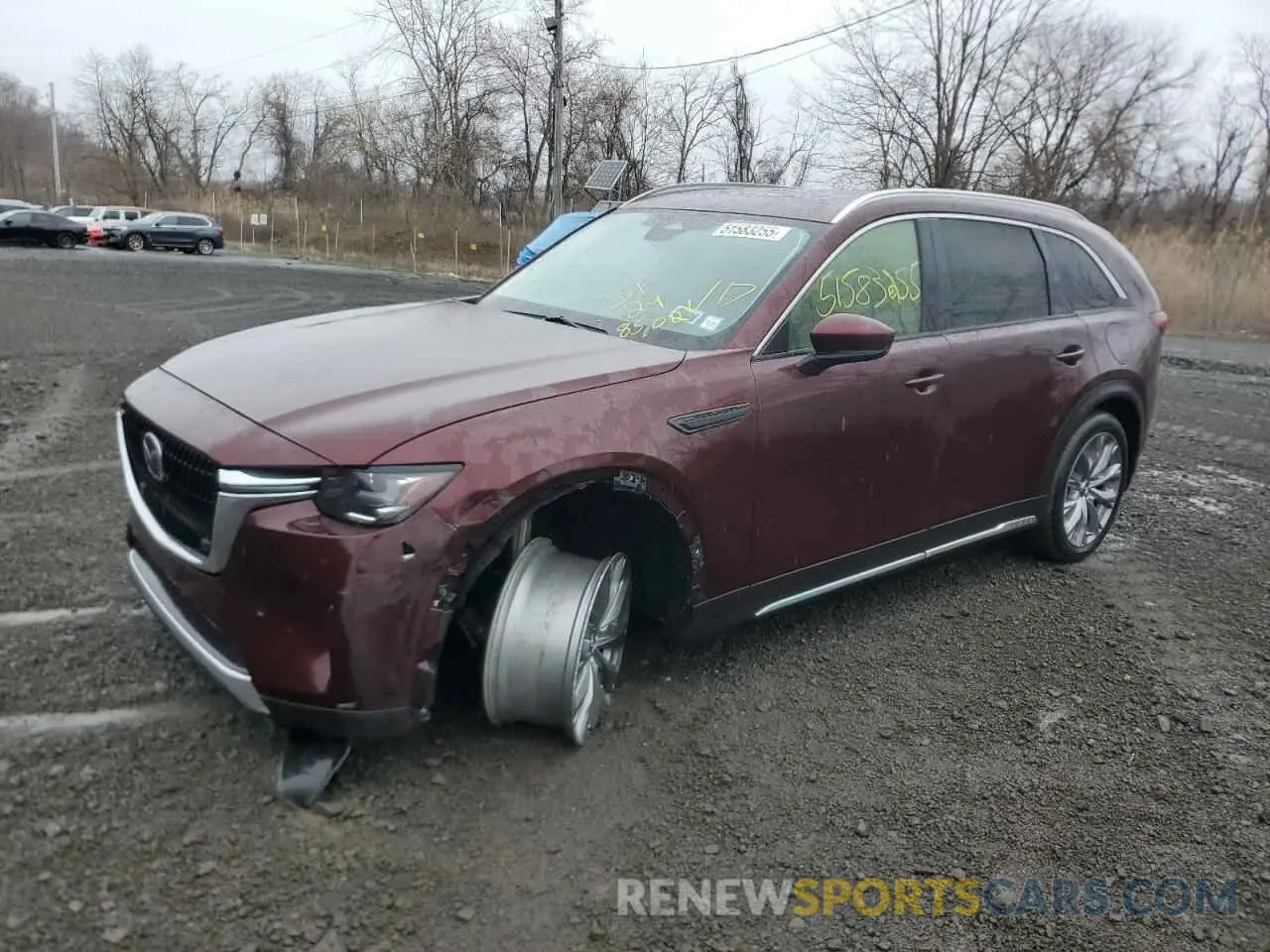 1 Photograph of a damaged car JM3KKDHD2R1147713 MAZDA CX-90 PREM 2024