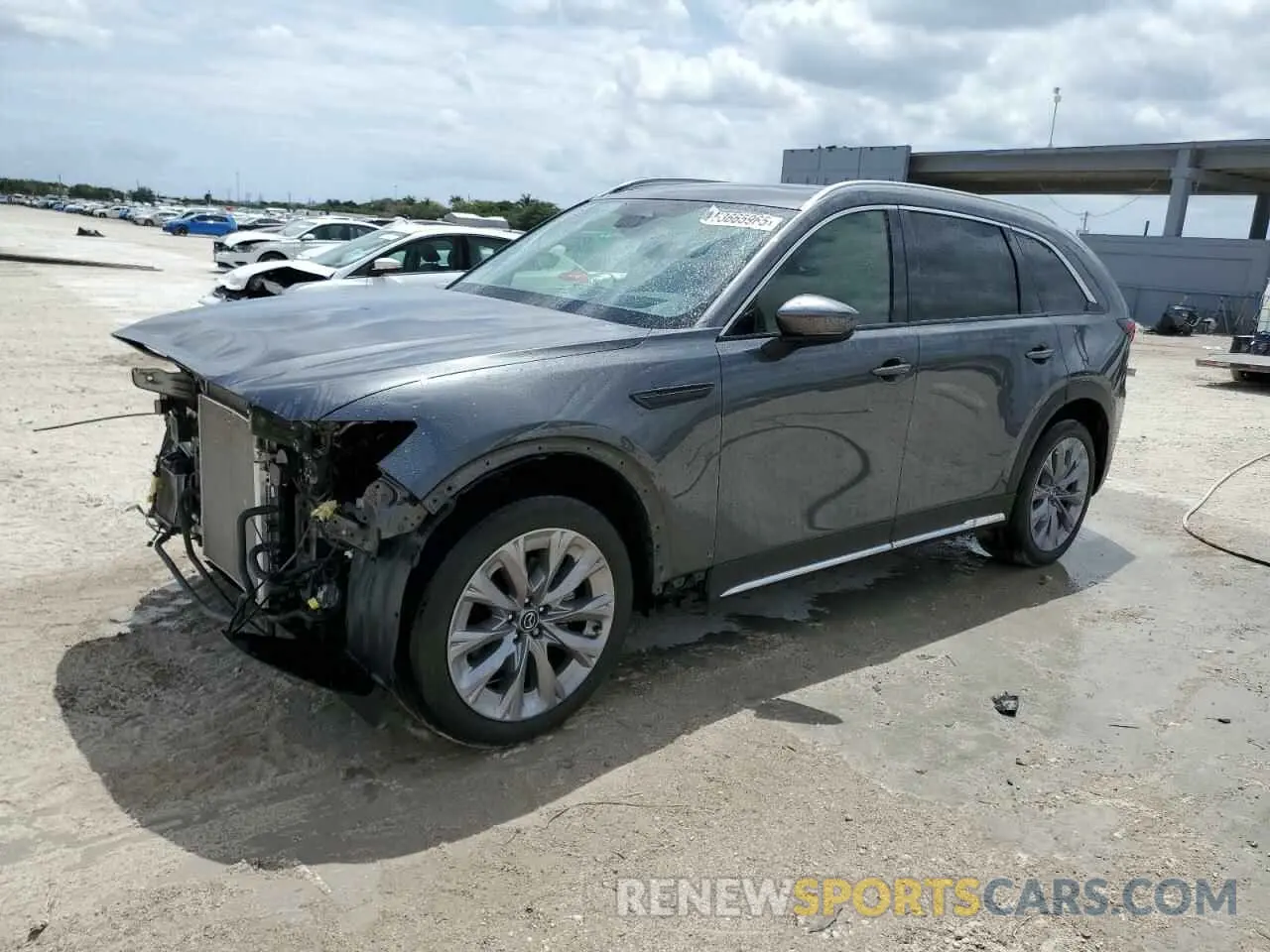 1 Photograph of a damaged car JM3KKDHD7R1116988 MAZDA CX-90 PREM 2024