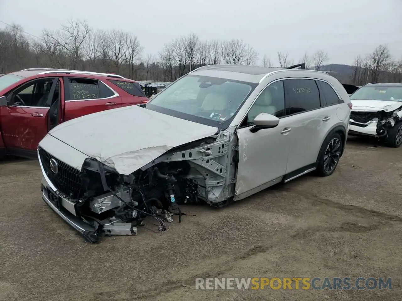 1 Photograph of a damaged car JM3KKEHA4R1124574 MAZDA CX-90 PREM 2024