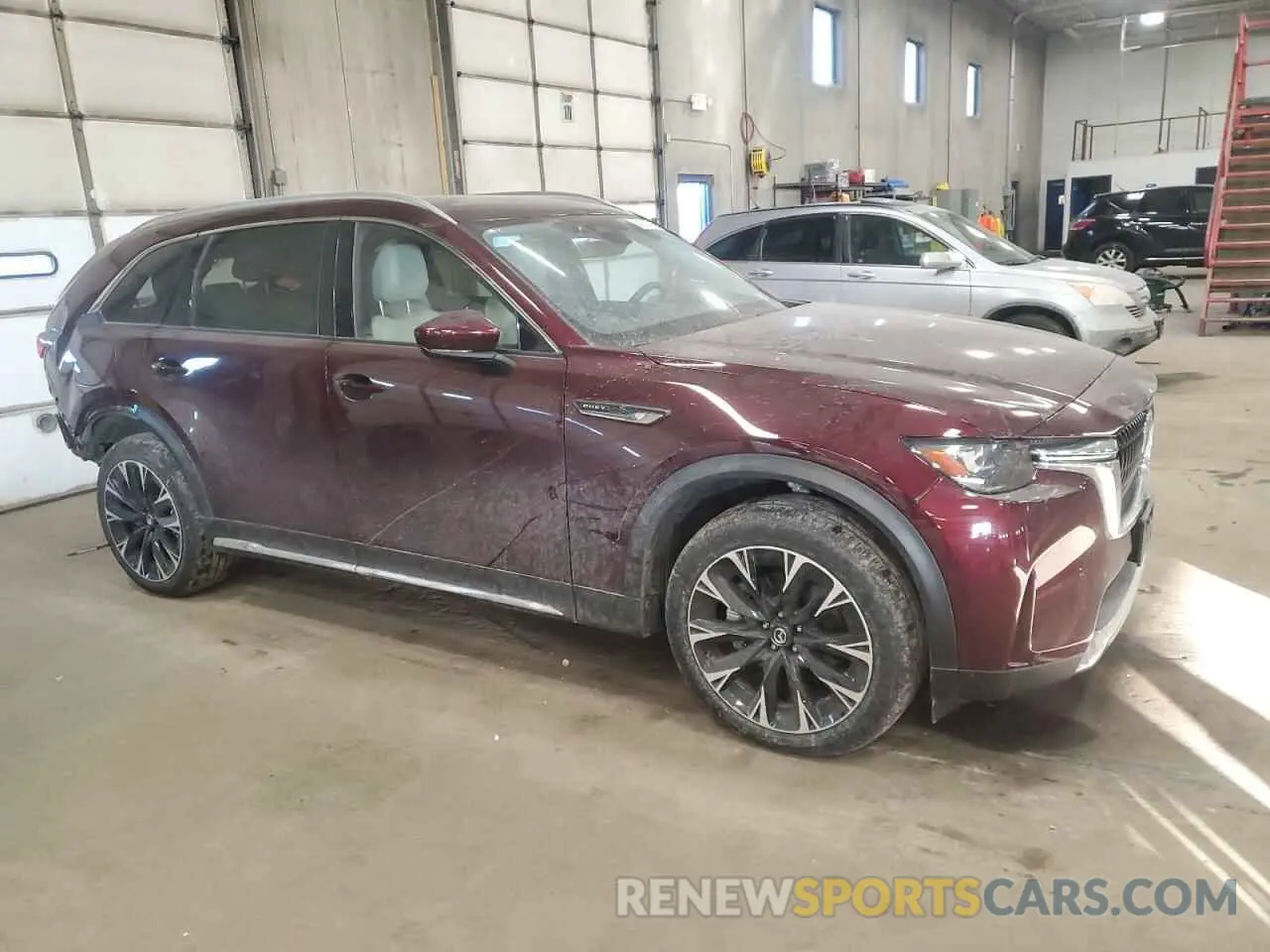 4 Фотография поврежденного автомобиля JM3KKEHA5R1114572 MAZDA CX-90 PREM 2024