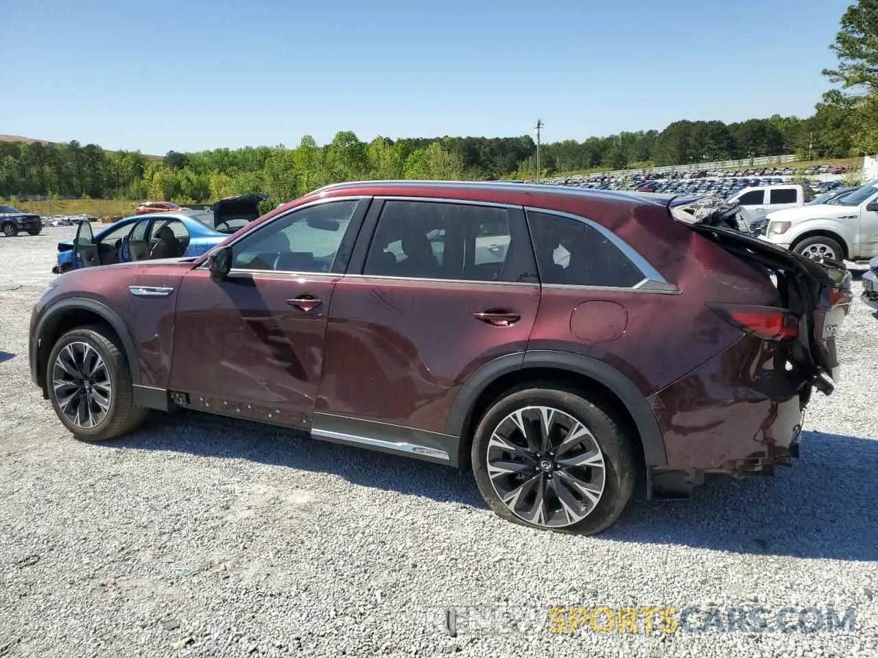 2 Фотография поврежденного автомобиля JM3KKEHA6R1132546 MAZDA CX-90 PREM 2024