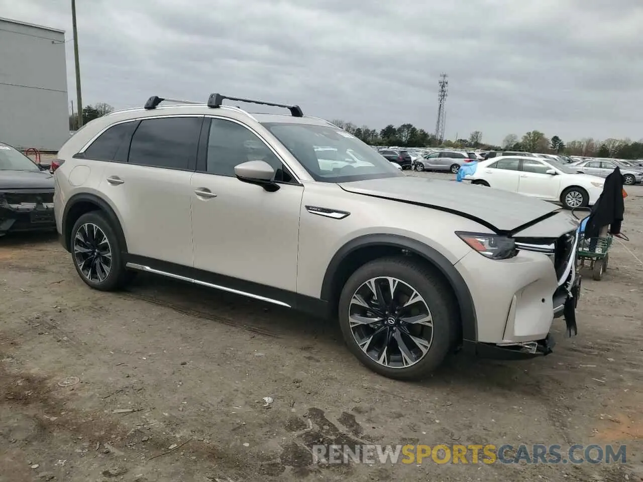 4 Фотография поврежденного автомобиля JM3KKEHA7R1104710 MAZDA CX-90 PREM 2024
