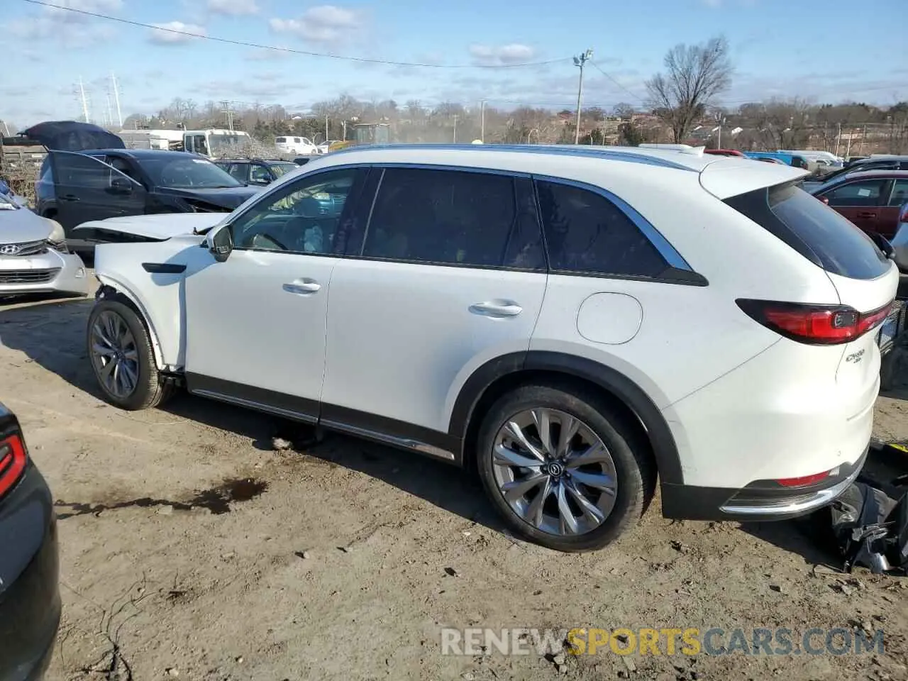 2 Фотография поврежденного автомобиля JM3KKEHD8R1101289 MAZDA CX-90 PREM 2024