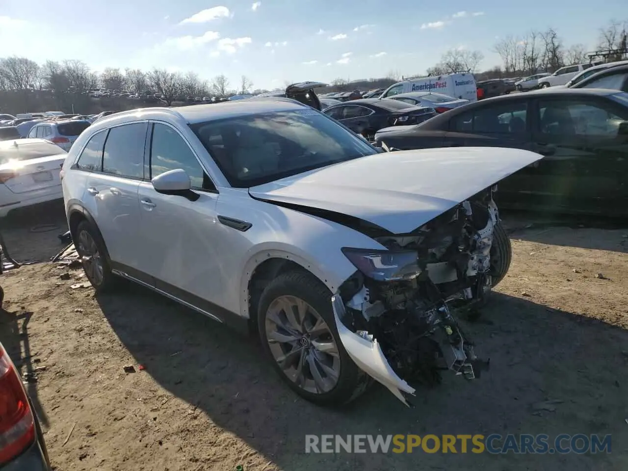 4 Фотография поврежденного автомобиля JM3KKEHD8R1101289 MAZDA CX-90 PREM 2024