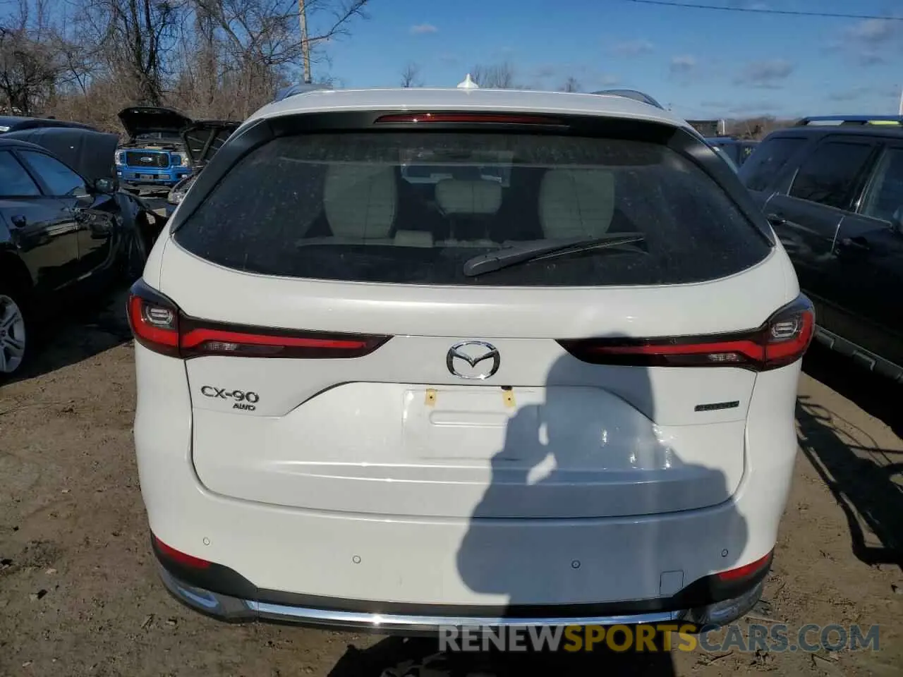 6 Фотография поврежденного автомобиля JM3KKEHD8R1101289 MAZDA CX-90 PREM 2024