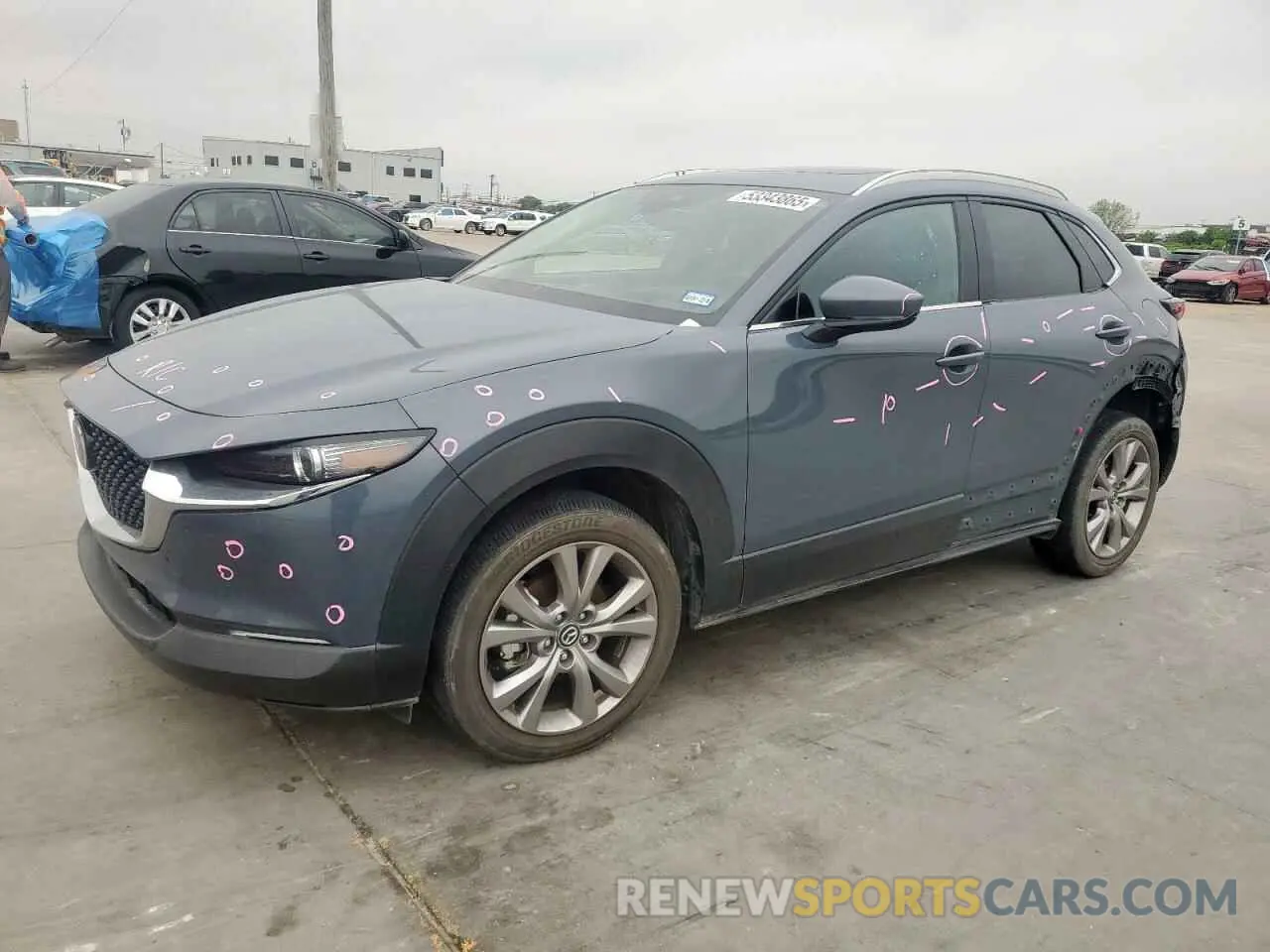 1 Photograph of a damaged car 3MVDMAEM3LM133701 MAZDA CX30 2020
