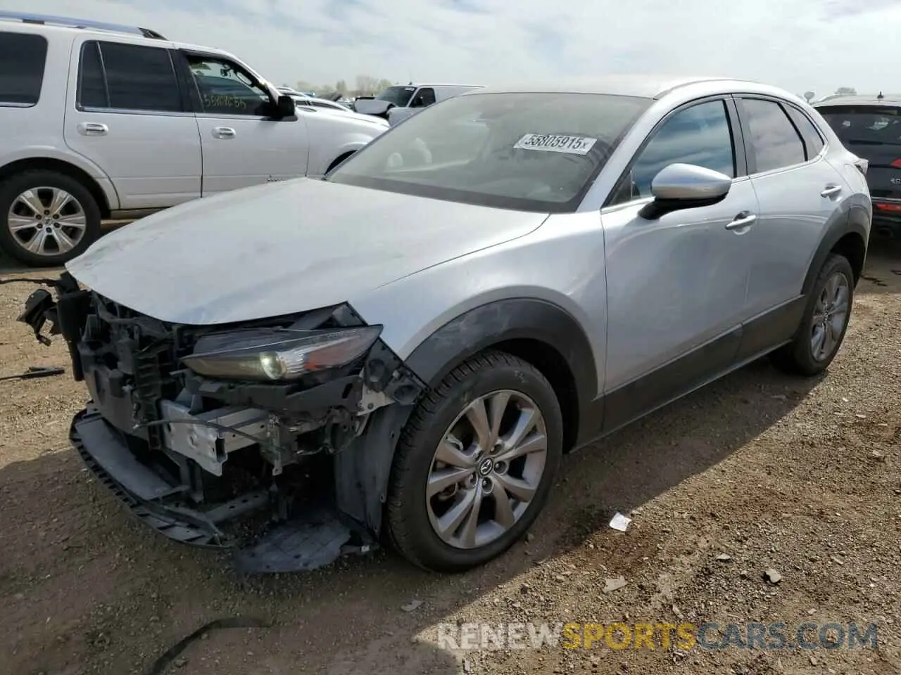 1 Photograph of a damaged car 3MVDMBCLXLM121349 MAZDA CX30 2020