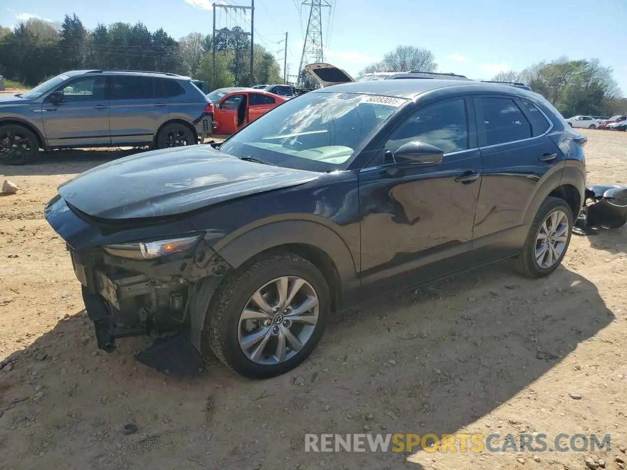 1 Photograph of a damaged car 3MVDMABL6MM253618 MAZDA CX30 2021