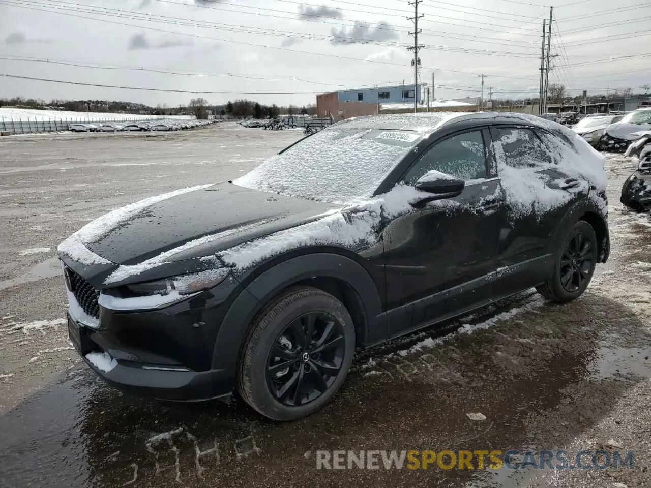 1 Photograph of a damaged car 3MVDMBAYXMM309787 MAZDA CX30 2021