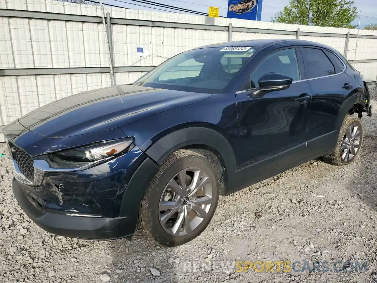 1 Photograph of a damaged car 3MVDMBBL7MM302248 MAZDA CX30 2021