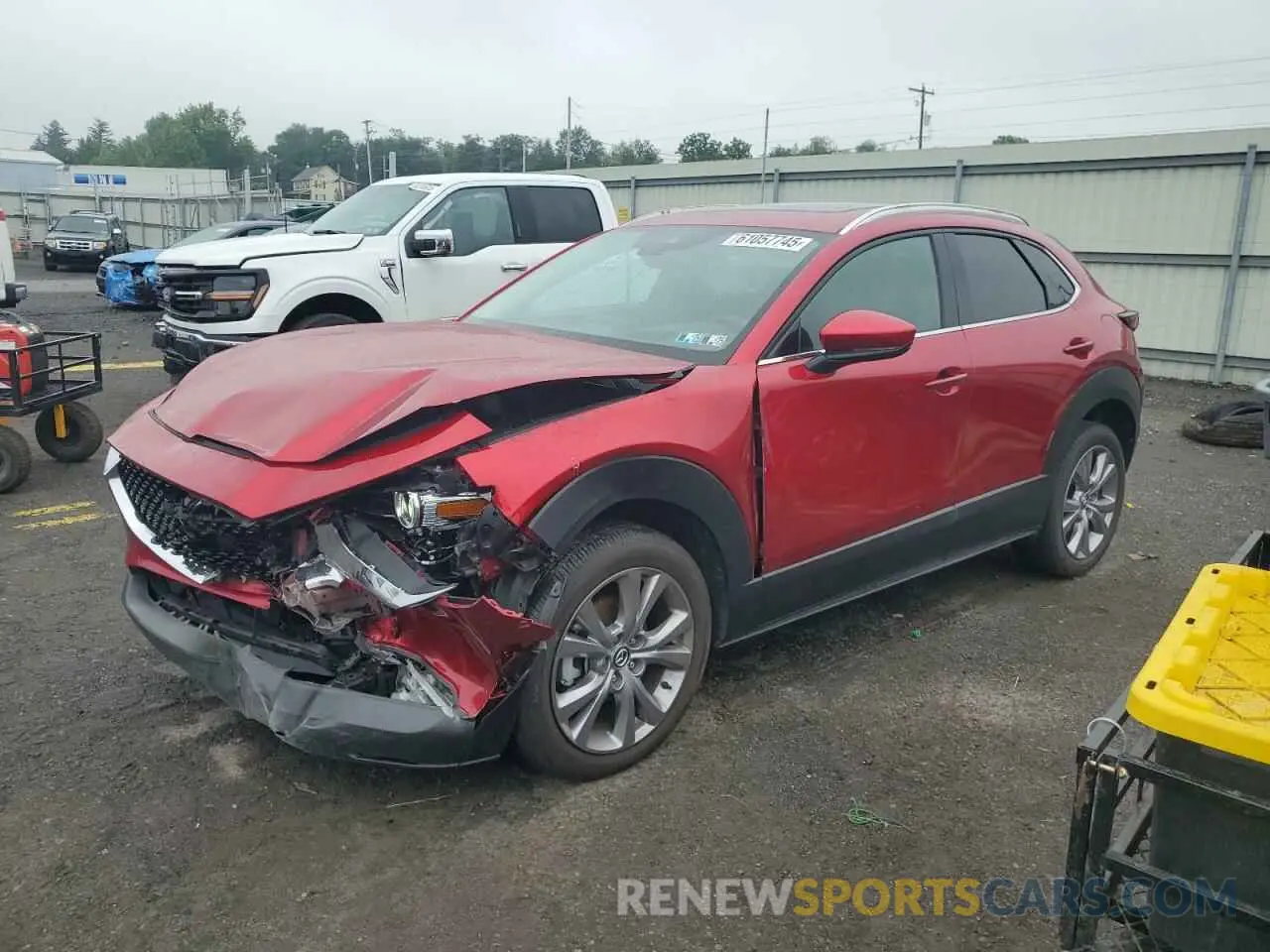 1 Photograph of a damaged car 3MVDMBDL5MM212318 MAZDA CX30 2021