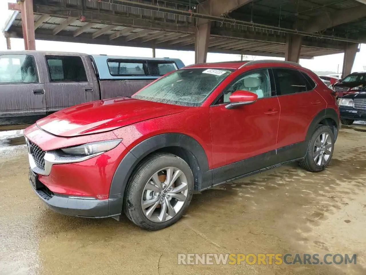 1 Photograph of a damaged car 3MVDMBDL7MM305518 MAZDA CX30 2021