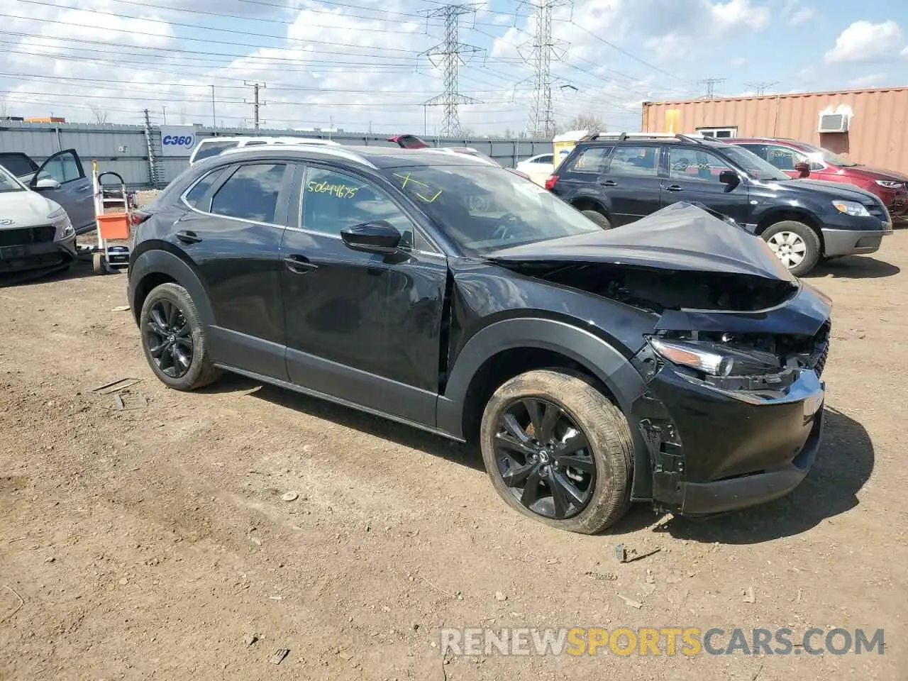 4 Фотография поврежденного автомобиля 3MVDMBAY1NM419435 MAZDA CX30 2022