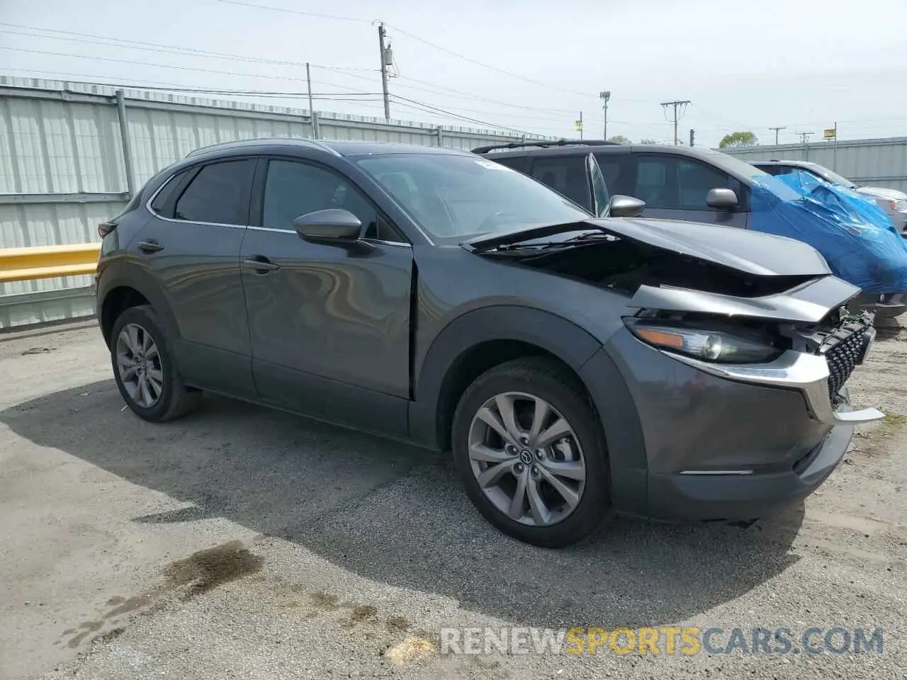 4 Фотография поврежденного автомобиля 3MVDMBCL2NM440795 MAZDA CX30 2022